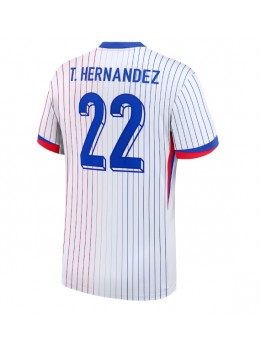 Frankreich Theo Hernandez #22 Auswärtstrikot EM 2024 Kurzarm